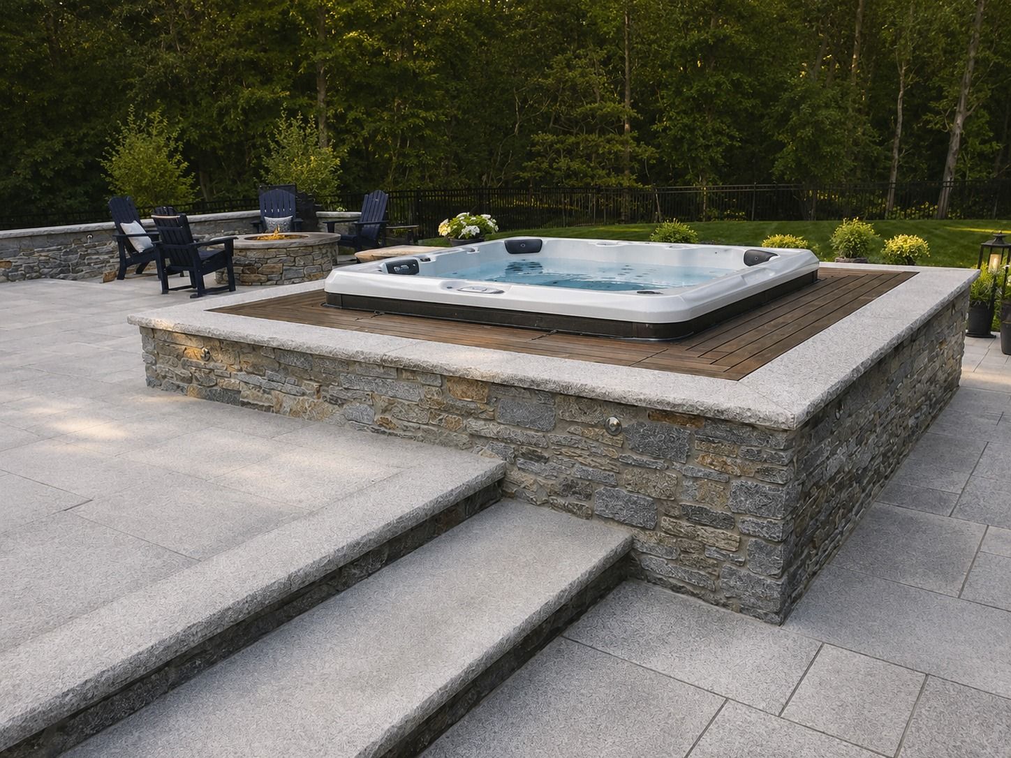Stone Spa Surround