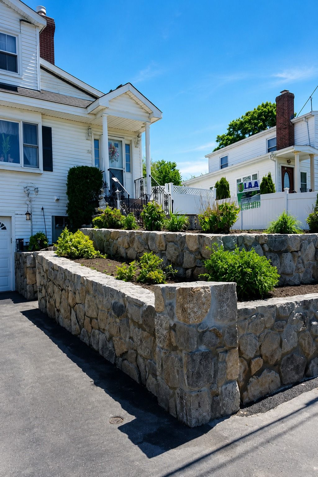 Stone Entry Landscape
